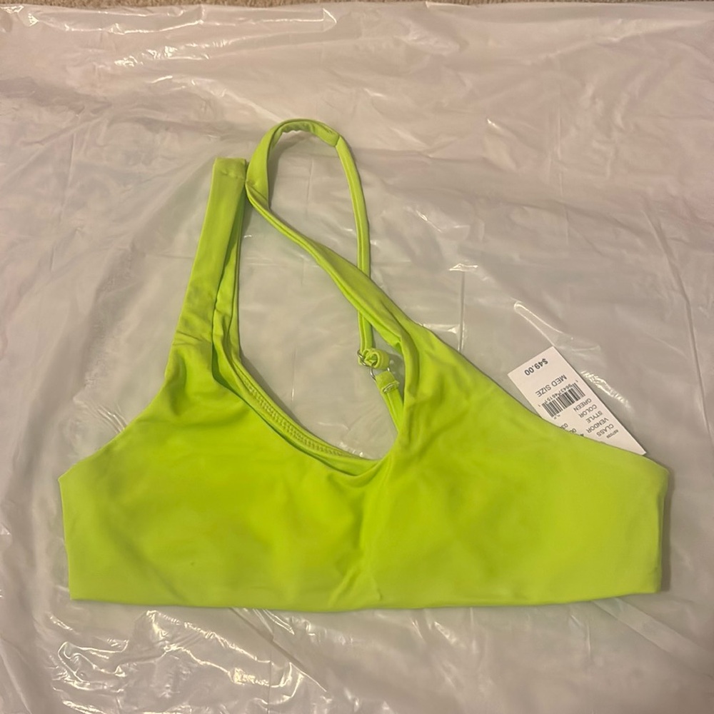 PACSUN Lime Green Swim Top